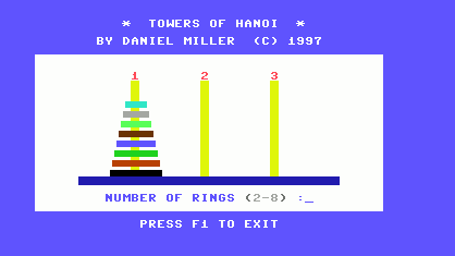 Towers of Hanoi Screenshot 1
